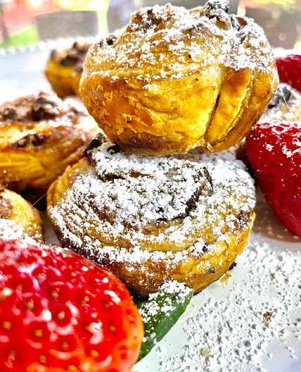 Chocolate Cranberry Cruffins 
