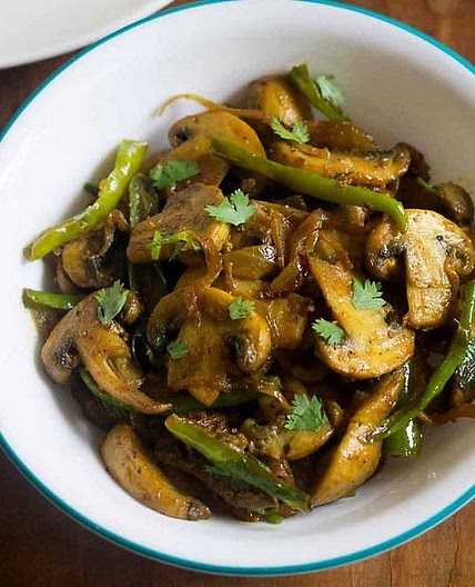 Goan style Mushroom Fry