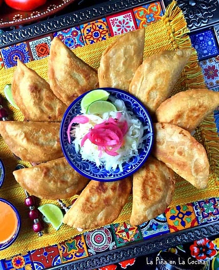 Corn Masa Shrimp Empanadas