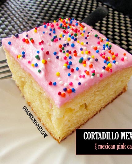 Cortadillo Mexicano (Mexican Pink Cake)