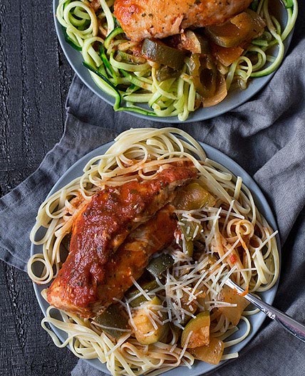 Easy Crock Pot Chicken Cacciatore