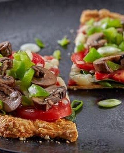 Chicken Crust Veggie Pizza