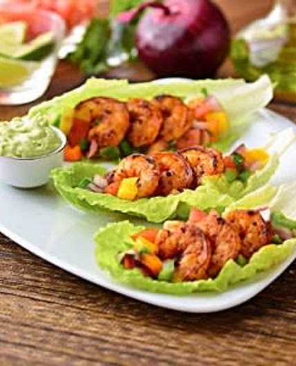 Blackened Shrimp Lettuce Wraps
