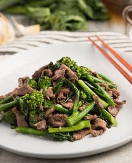 Beef and Chinese Broccoli