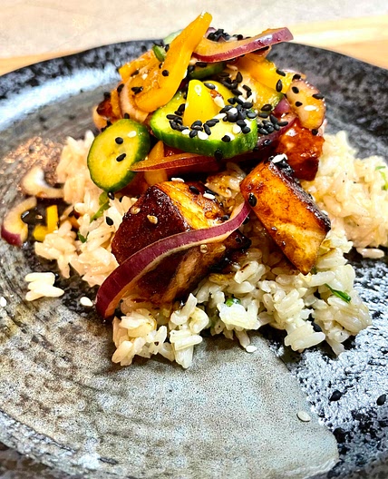 Sesame Sriracha Salmon
