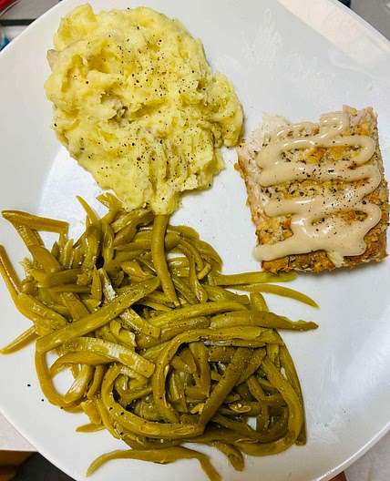 White fish and garlic 