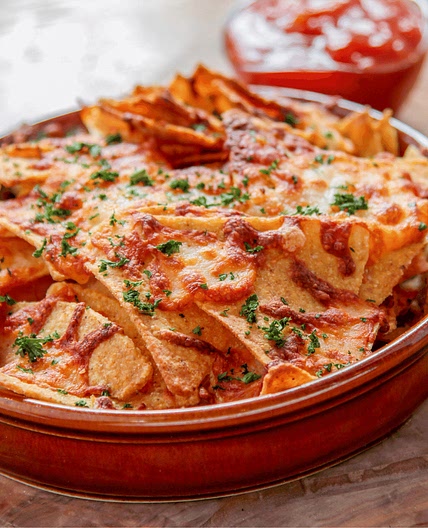 Game Day Buffalo Chicken Nachos