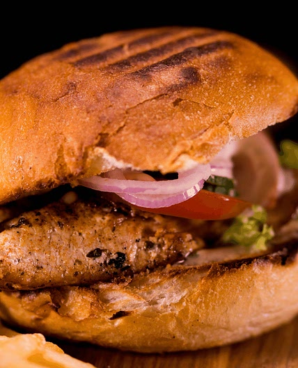 Grilled Chicken Portabello Jack Burger