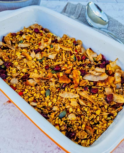 Cinnammon and Cranberry Granola