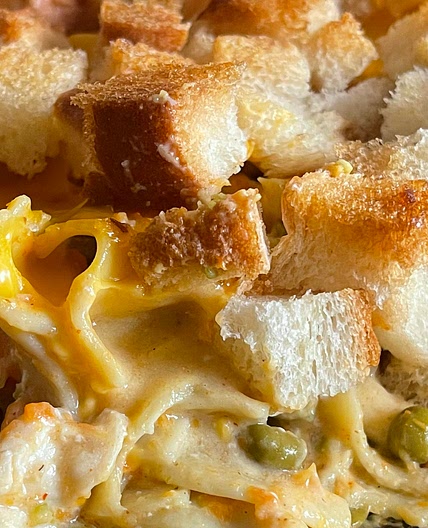 Cheap Chicken Noodle Casserole