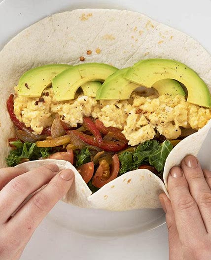 The bang anything in breakfast burrito