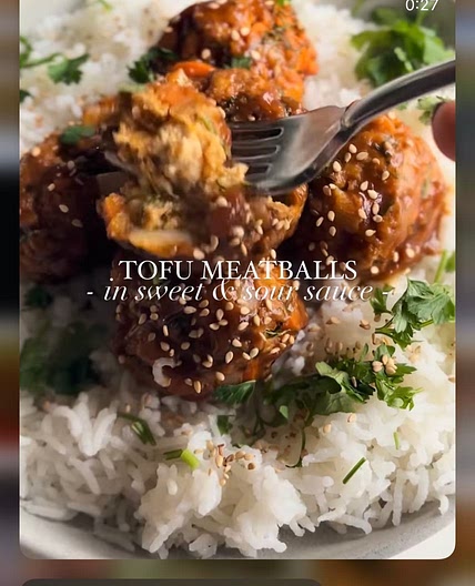 Tofu Meatballs