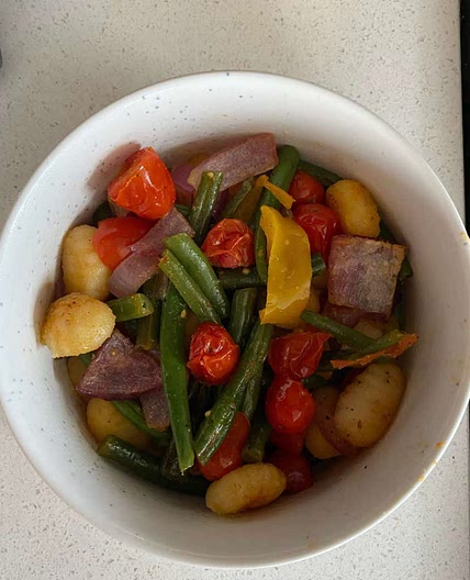 Gnocchi, veggie, sheet pan