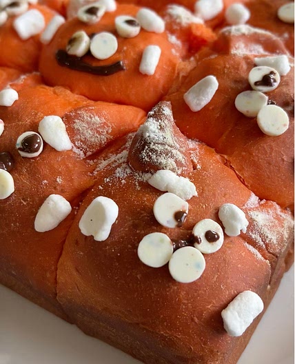 Kawaii red panda “Turning Red” milk bread buns recipe by Kat Lieu — modern asian baking