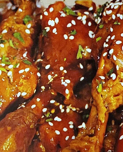 Slow cooker sticky chicken