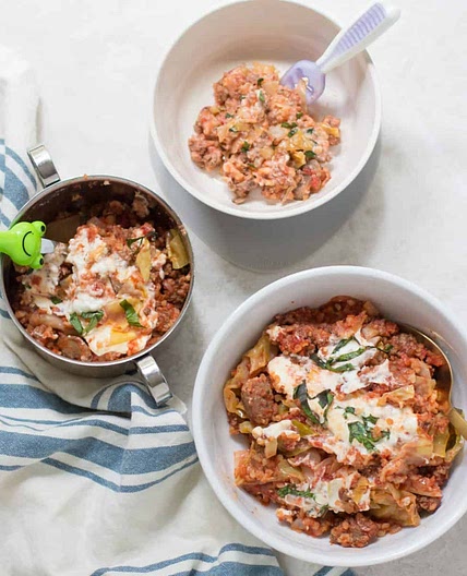 One Pot Cabbage Lasagna