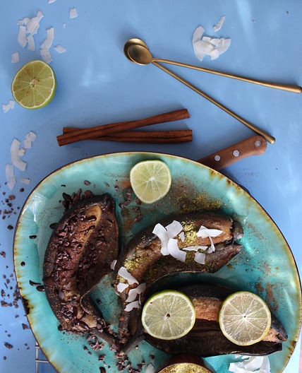 Baked banana - (Cinnamon+lime)
