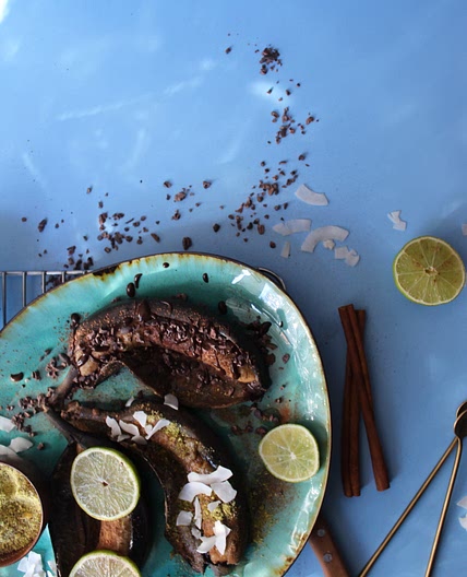 Baked banana (Cinnamon+Honey)