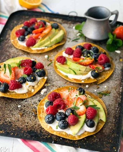 Sweet Breakfast Tostadas