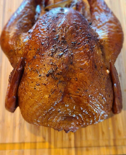 Turkey in a Smoker