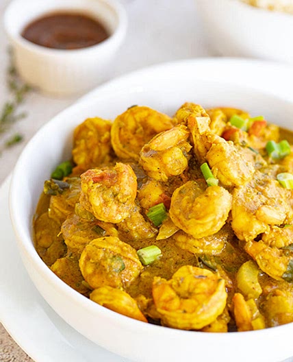 Trinidad curry shrimp