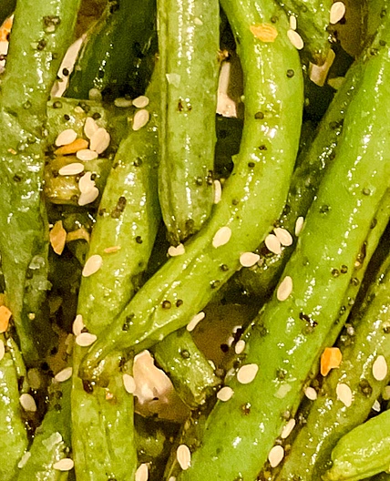 Air Fryer Everything Green Beans
