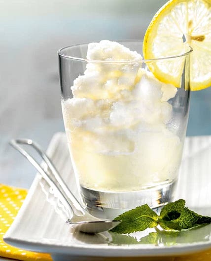 Lemon sorbet