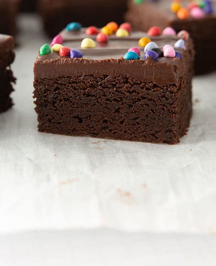 Homemade Cosmic Brownies (super fudgy!)