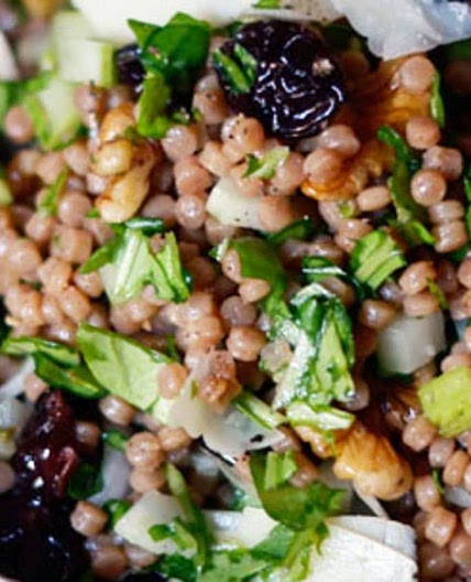 Recipe: Pearl Couscous Salad with Cherries & Arugula
