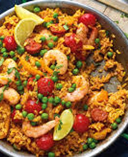 Prawn and Chorizo Paella