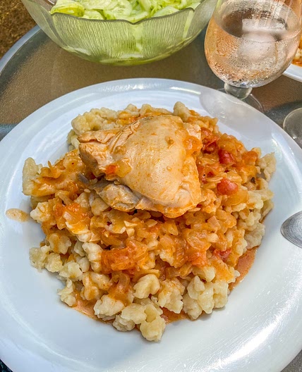 Chicken paprikash