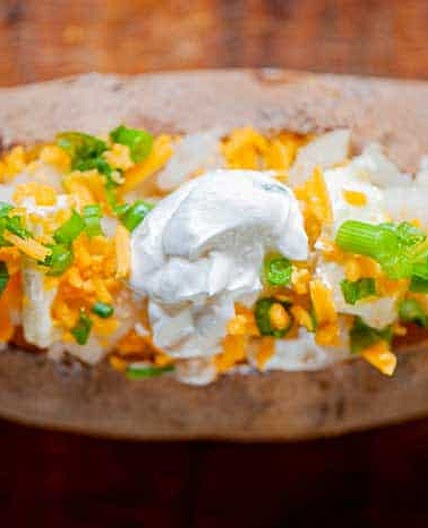 Smoked Baked Potatoes