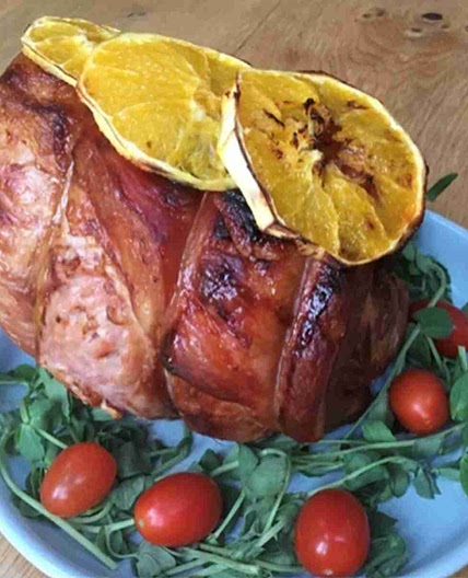 Glazed Christmas Ham