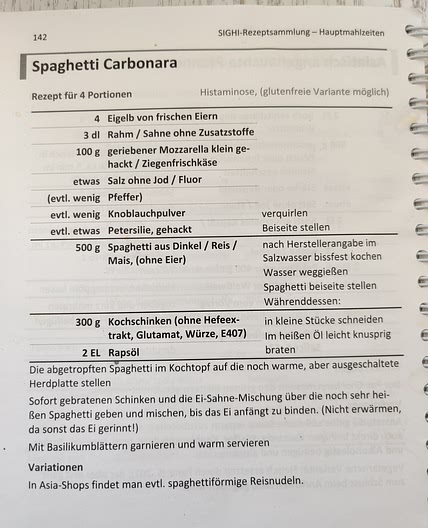 Spaghetti Carbonara