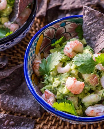 Cucumber and Seafood Guacamole