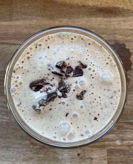 Peanut butter and banana shake 