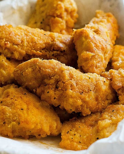 Poulet frit au four croustillant (sans friteuse)