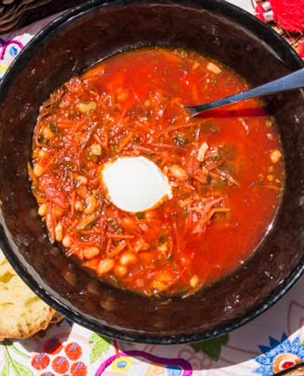 Borsch with Beans