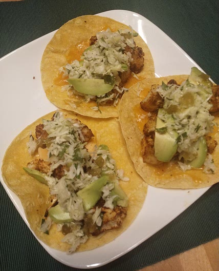 Cajun Tofu Tacos