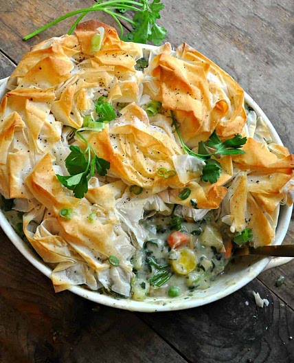 Herbed Vegan Vegetable Pot Pie