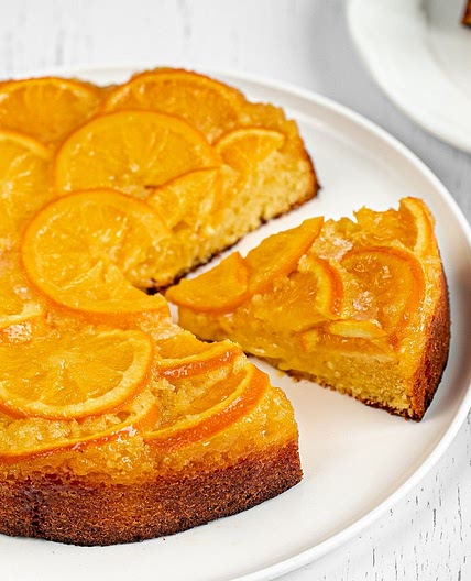 Upside down orange cake recipe