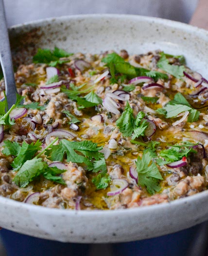 Simple comme des lentilles au tahini et cumin