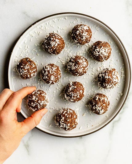 Coconut Chocolate Balls (& More Healthy Snacks)