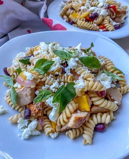 Protein-packed quick and easy pasta salad