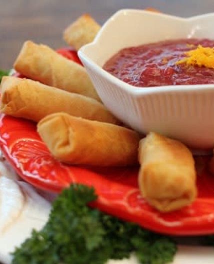 Ginger Orange Cranberry Dipping Sauce 