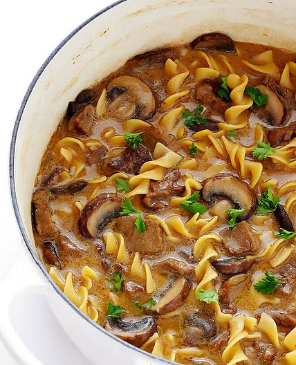 Beef Stroganoff Soup