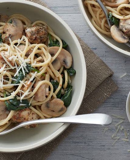 One-Pot Creamy Chicken Spaghetti