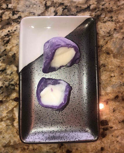 Taro Coconut Icecream Mochi