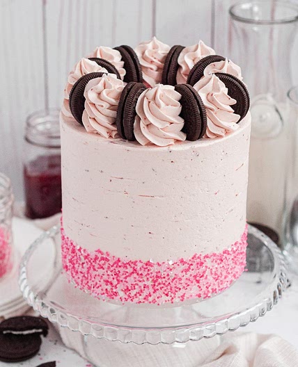 Strawberry Oreo Cake (Vegan & Gluten-Free)
