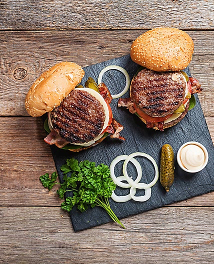 Hickory BBQ Bacon Chicken Burger